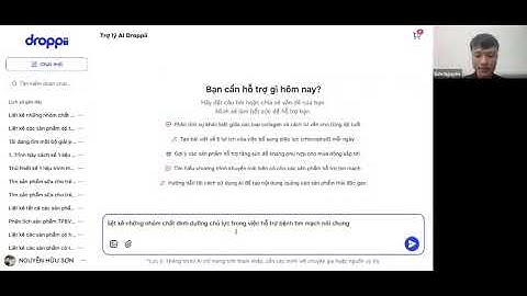 BUỔI 2: COACH THỰC CHIẾN ỨNG DỤNG CHATBOT AI DROPPII TRONG TƯ VẤN BÁN HÀNG - CEO NGUYỄN HỮU SƠN