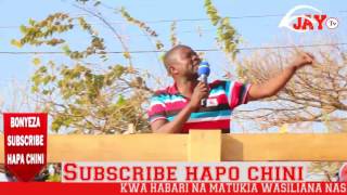MWENYEKITI WA CHADEMA AAMURU MADIWANI,WENYEVITI WA MITAA NA WANANCHI WASITOE USHIRIKIANO NA MKUU WA
