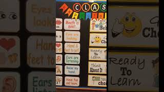 #viralshortsvideo  Class Expectations/Pre-school Emotional Check Kindergarten Bulletin Boards