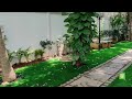 Tropical Garden artificial turf grass Landscape in chennai #gardening #artificial turf #chennai