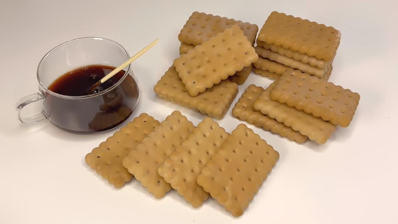 【ASMR】コーヒービスケット☕️ coffee biscuit👨‍🍳waxcracking