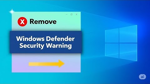 How to Remove Windows Defender Security Warning  Remove Windows Defender Security Warning Scam