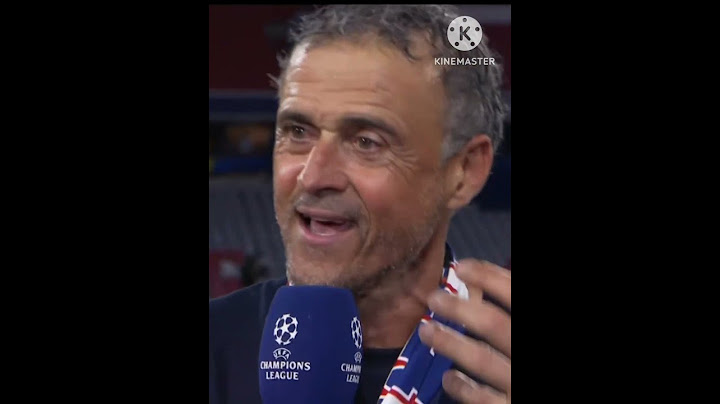 Declaraciones de Luis enrique PSG 5-0 Inter de Milan goles