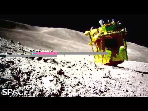 Japan’s SLIM moon lander touched down on its nose! See lunar robot imagery