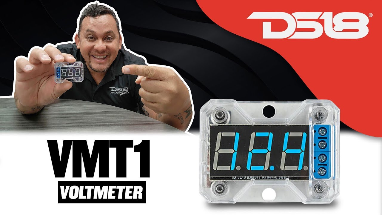 DS18 VMT1 VOLTMETER (Unboxing/Lightingup) Car Audio Accessories YouTube