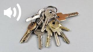 Rattling sound of keys