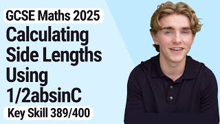 Calculating Side Lengths Using 1/2absinC in 96 Seconds (HD)