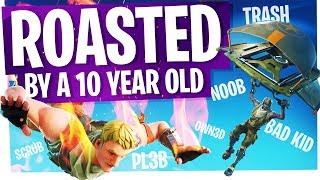 Trolling Teammates & Roasted By 10 Year Old Connor - Fortnite Funny Moments & Fails