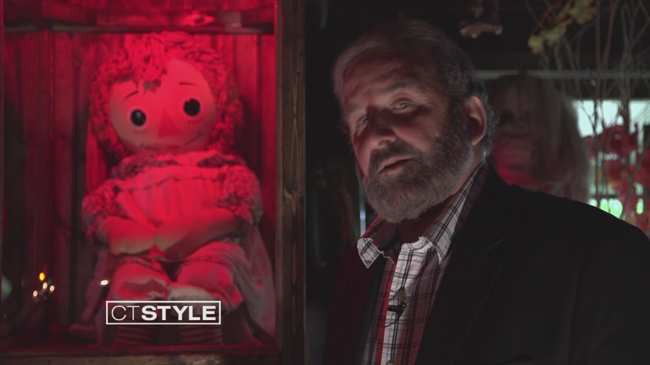 Ryan visits the Annabelle Doll at The Warren's Occult Museum - YouTube