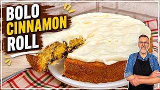 CINNAMON ROLL CAKE | SOFT AND DELICIOUS CINNAMON CAKE | OUR KITCHEN screenshot 2