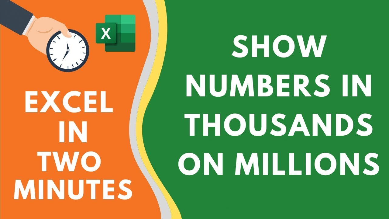 Show Numbers In Thousands Or Millions In Excel (Really Easy Way)