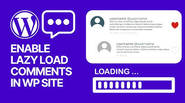 How to Easily Enable Lazy Load Comments in WordPress Without Coding? Site Performance Tutorial 🚀💬