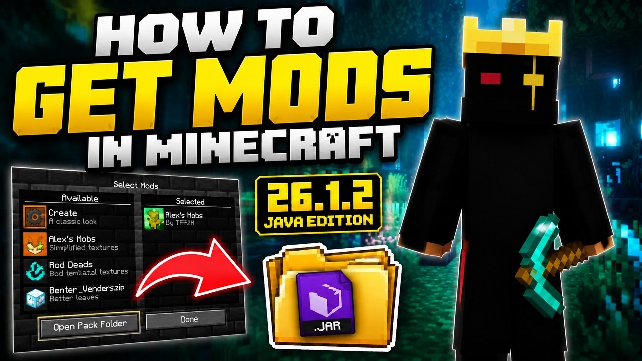 How To Install Mods For Minecraft Java 26.1.2 (FULL GUIDE) - YouTube