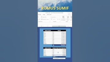 1 Menit Mahir Rumus SUMIF EXCEL