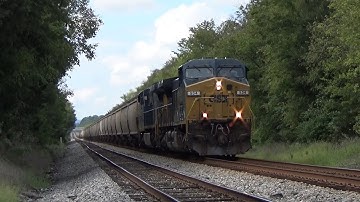 CSX AC44CW 534 w/ Nice K5LA Leads Loaded Grain G366-11 on 9/16/21