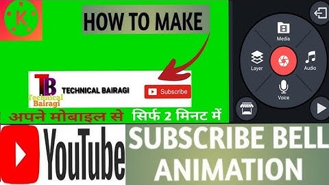 how to make green screen SUBSCRIBE button in kinemaster