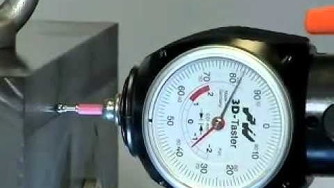 Haimer Aligning the Workpiece with the 3D Sensor