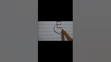 Awesome, Cursive & Stylish Letter "E" Handwriting | Easy Handwriting | #shorts #viral #shortsvideo