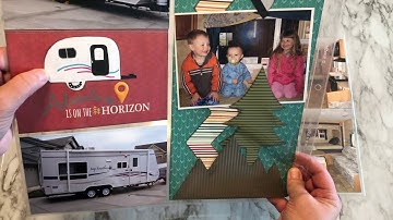 Kiwi Lane Kit Club Layout shares from the Kiwi Kit " Adventure Awaits" - June 2018