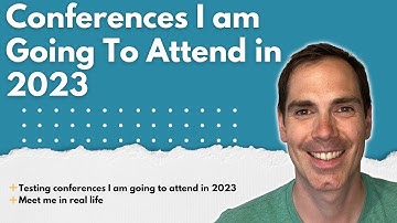 Conferences I am Going To Attend in 2023