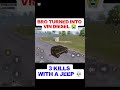 Jeep.exe Became A Killing Machine 💀 #PUBGMobile #Gaming #Shorts #Funny #GlitchKolla