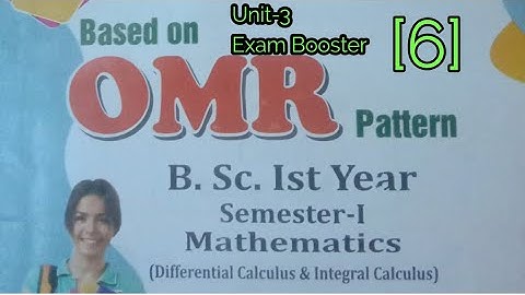 B.Sc. semester #maths #objective # Agra university  #university exam booster
