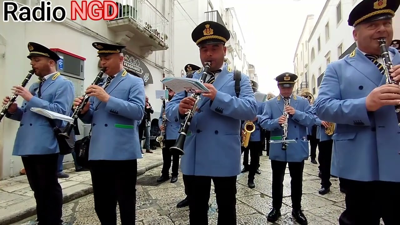 Marcia Gianna banda di Gioia del Colle 30/4/23 Castellana Grotte processione di Gala