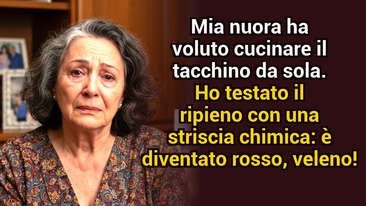 Mia nuora insistette per cucinare il tacchino — testai il ripieno e la striscia diventò rossa:veleno