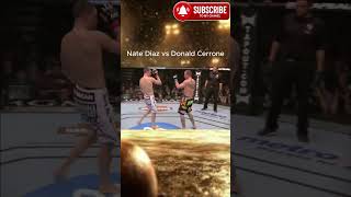 Nate Diaz vs Donald Cerrone #mma #globalwrestlingfederation #njpw #ufc #knockout #wrestling #boxing