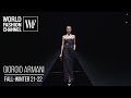 Giorgio Armani fall-winter 21-22 | Milan fashion week