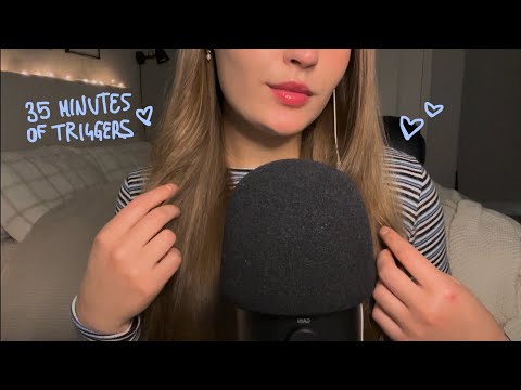 ASMR 35 Minutes of Hair Triggers & Shirt Scratching | Soft Spoken | Alex’s CV