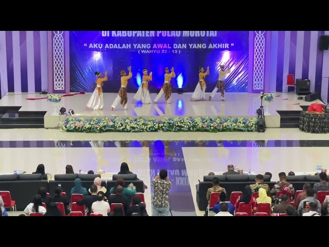 TARI KREASI LALAYON MOROTAI || SIBLI SIRUANG & NURSIA SYAMSUDIN || Sanggar_GG - SIDANG SINODE -29 class=