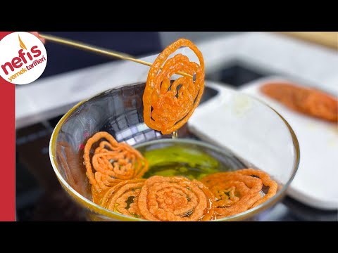 JALEBİ 😍 Yoğun İstek Üzerine 🤩 ÇITIR ÇITIR KOLAY HİNT TATLISI