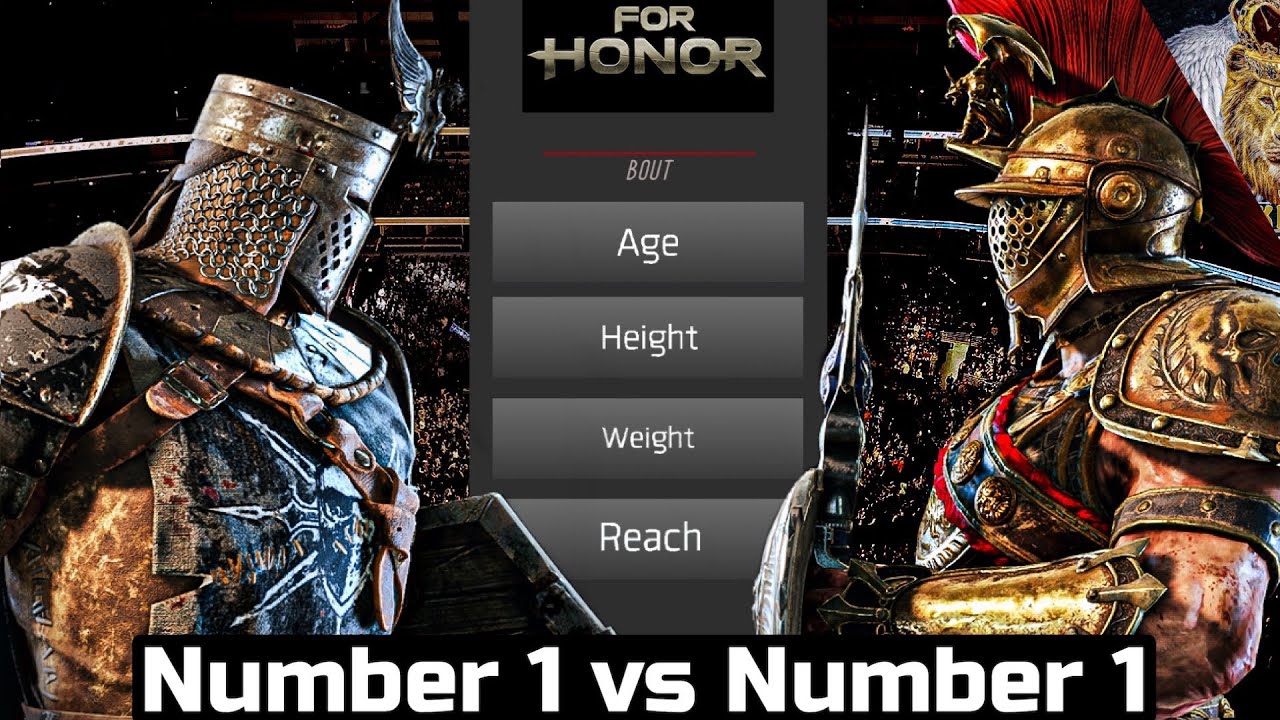 FOR HONOR - Number 1 Ranked Conqueror Vs Number 1 Ranked Gladiator