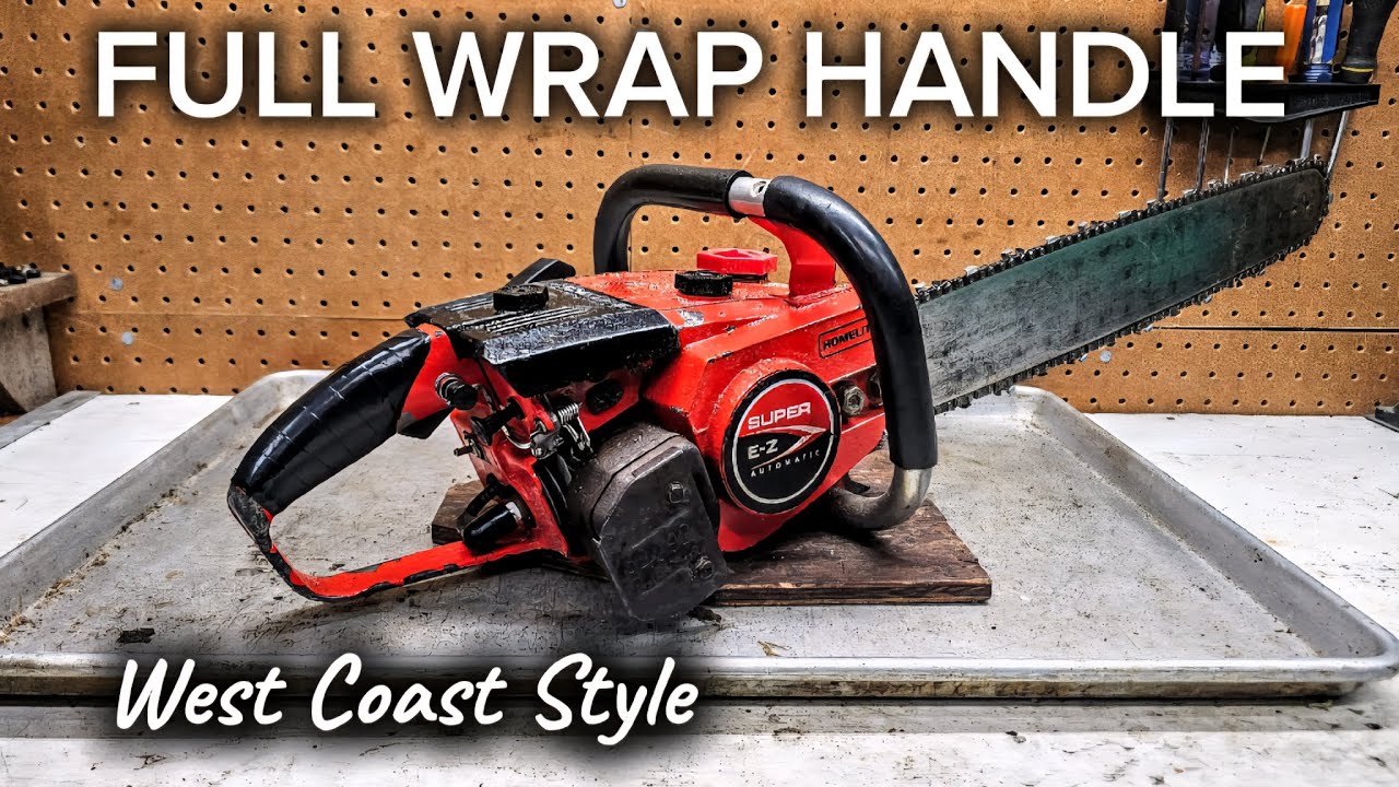 Hard To Find WEST COAST Homelite Super EZ Automatic Chainsaw Full