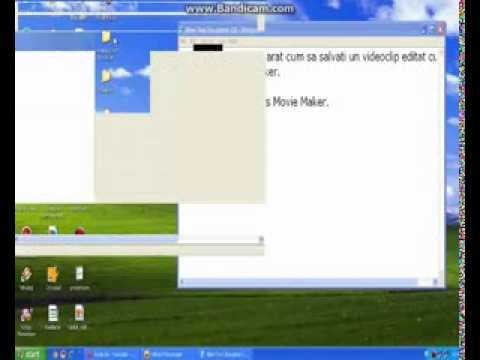 Cum Salvam Un Videoclip Cu Windows Movie Maker Youtube