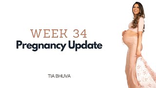 Week 34 Pregnancy Update | Saree Draping in Different Styles | Tia Bhuva