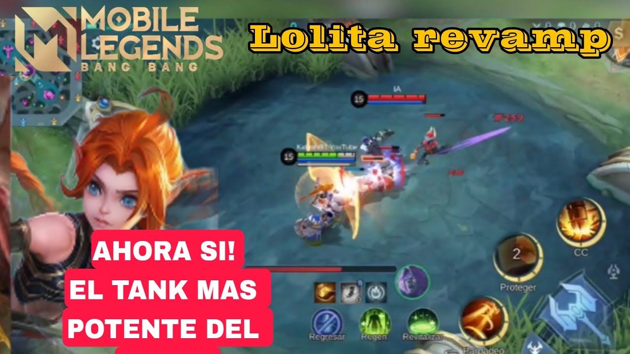 High Elo Build - Full Tank Lolita Gameplay - Unkillable Tank - Mobile  Legends Español 