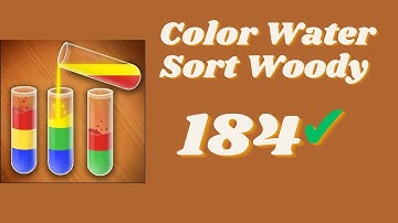 Color Water Sort Woody Puzzle Level 184