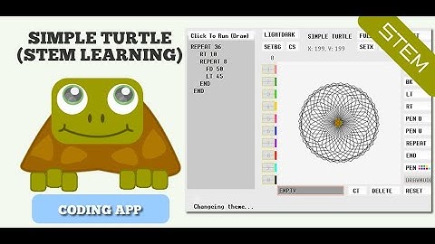 Best Logo Turtle coding app for Android (STEM) - FREE Programming app