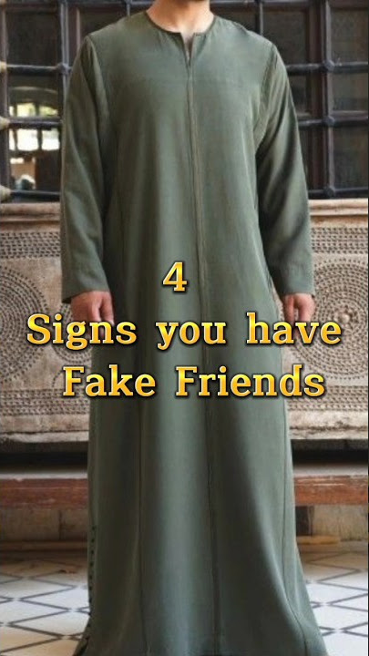 4 Signs you have Fake Friends ❎☪️ #islam #shorts