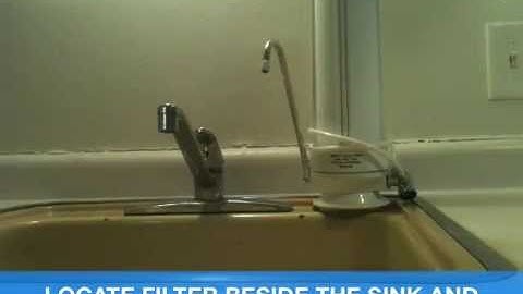 How to install a Countertop Water Filter System