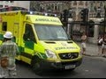 East of England Ambulance Service on a shout in London
