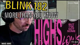 METALHEAD REACTS| blink-182 - MORE THAN YOU KNOW (Official Lyric Video)