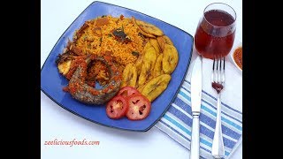 HOW TO MAKE NIGERIAN NATIVE JOLLOF RICE - NATIVE RICE - CONCOCTION RICE - ZEELICIOUS FOODS