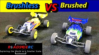 Losi MiniB Brushed vs Brushless (6000kv Dynamite Install and Test)