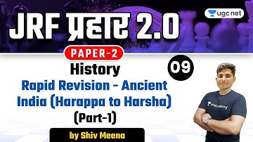 NTA UGC NET 2021 | History by Shiv Meena | Rapid Revision - Ancient India (Harappa to Harsha)