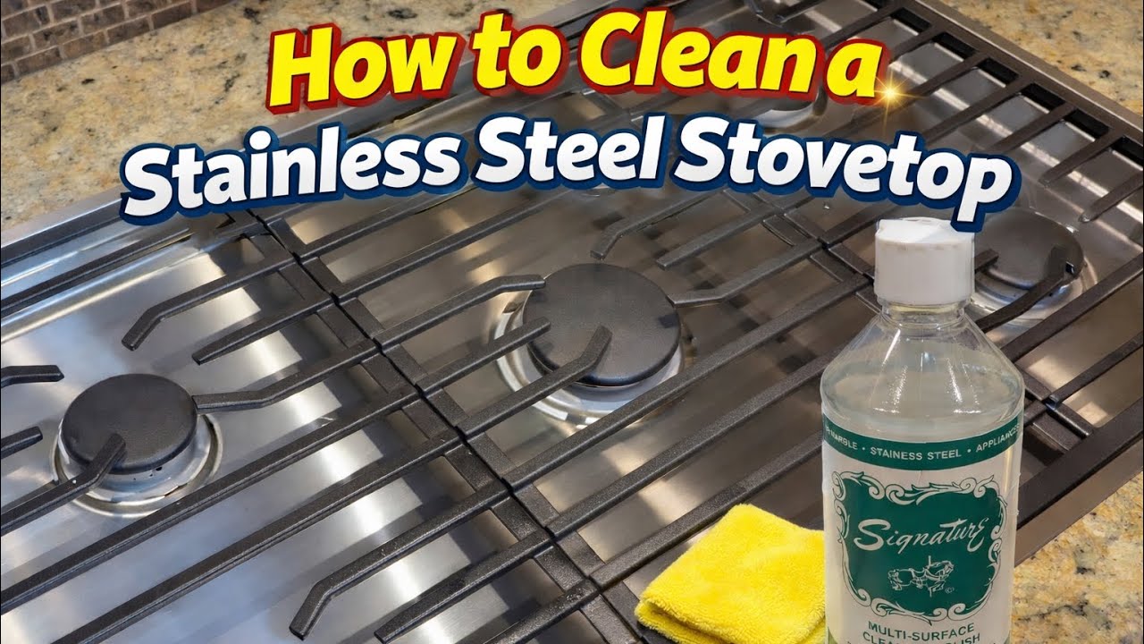 How to Clean Stainless Steel Stovetop (Ultimate Guide)
