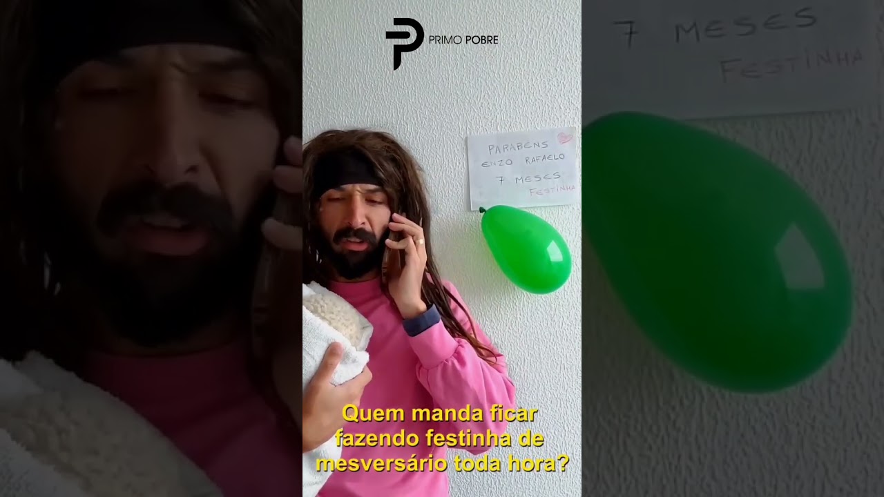 Pobre fazendo mesversário