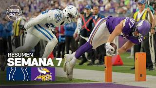 Indianapolis Colts vs. Minnesota Vikings | Semana 7 - Temporada NFL 2026 | Resumen en español